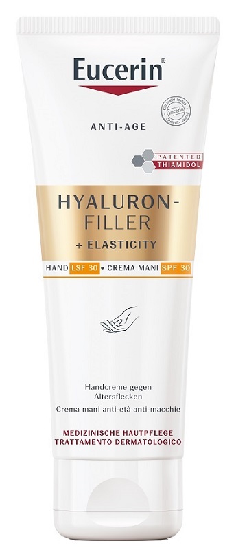 EUCERIN HYALURON FILLER + ELASTICITY CREMA MANI ANTI MACCHIE 75 ML - Farmacia Artemisia di Montecuollo Dott. Angelo snc