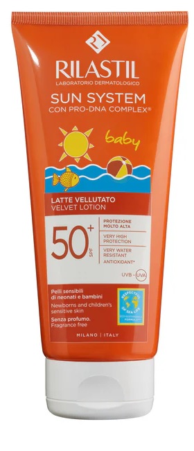 RILASTIL SUN SYSTEM BABY LATTE VELLUTO SPF50+ 250 ML - Farmacia Artemisia di Montecuollo Dott. Angelo snc