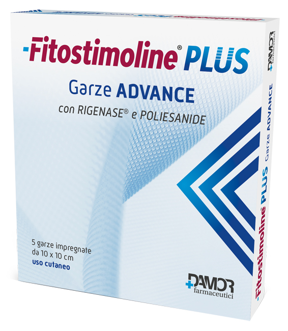 FITOSTIMOLINE PLUS GARZE ADVANCE IMPREGNATE 10X10 CM 5 PEZZI - Farmacia Artemisia di Montecuollo Dott. Angelo snc
