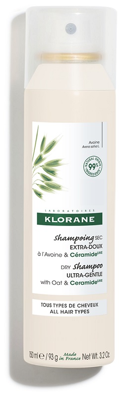 KLORANE SHAMPOO SECCO EXTRA DELICATO AVENA&CERAMIDE TUTTI I TIPI DI CAPELLI SPRAY 150 ML - Farmacia Artemisia di Montecuollo Dott. Angelo snc