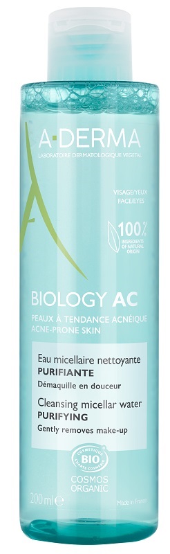 ADERMA BIOLOGY AC ACQUA MICELLARE DETERGENTE PURIFICANTE 200 ML - Farmacia Artemisia di Montecuollo Dott. Angelo snc