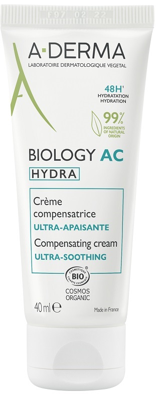 ADERMA BIOLOGY AC HYDRA CREMA COMPENSATRICE ULTRA LENITIVA 40 ML - Farmacia Artemisia di Montecuollo Dott. Angelo snc