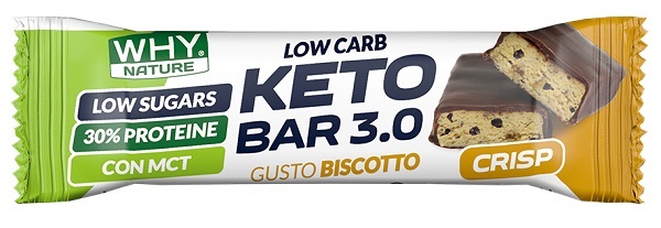 WHYNATURE KETO 3,0 BISCOTTO CRISP 30 G - Farmacia Artemisia di Montecuollo Dott. Angelo snc