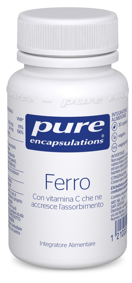 PURE ENCAPSULATIONS FERRO 30 CAPSULE - Farmacia Artemisia di Montecuollo Dott. Angelo snc