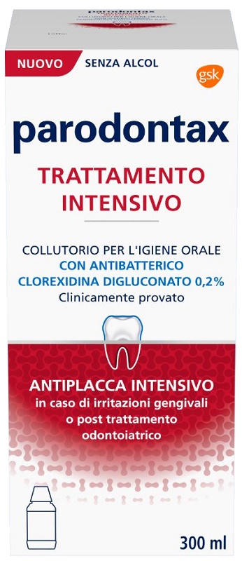 PARODONTAX TRATTAMENTO INTENSIVO CLOREXIDINA 0,2% - Farmacia Artemisia di Montecuollo Dott. Angelo snc