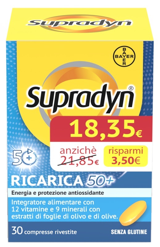 SUPRADYN RICARICA 50+ 30 COMPRESSE RIVESTITE PROMO - Farmacia Artemisia di Montecuollo Dott. Angelo snc