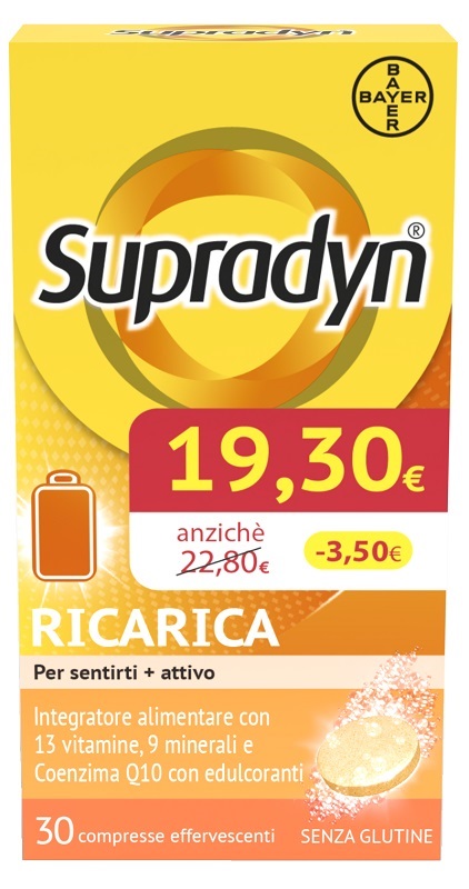 SUPRADYN RICARICA 30 COMPRESSE EFFERVESCENTI PROMO - Farmacia Artemisia di Montecuollo Dott. Angelo snc