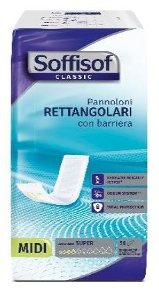 SOFFISOF CLASSIC PANNOLONE RETTANGOLARE CON BARRIERA 30 PEZZI - Farmacia Artemisia di Montecuollo Dott. Angelo snc