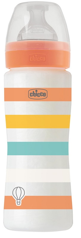 CHICCO BIBERON WB PP ARANCIONE DA 330 ML VEL SILICONE - Farmacia Artemisia di Montecuollo Dott. Angelo snc