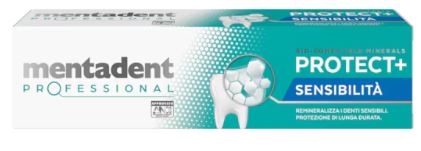 MENTADENT PROFESSIONAL DENTIFRICIO PROTECT + SENSIBILITA' 75 ML - Farmacia Artemisia di Montecuollo Dott. Angelo snc