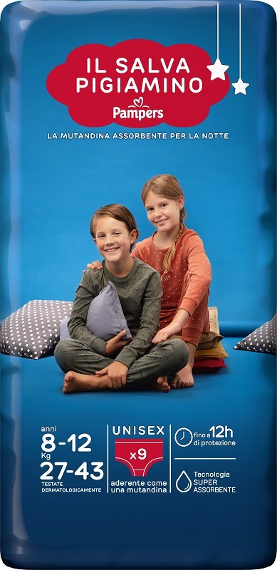PANNOLINO PAMPERS BABYCARE SALVAPIGIAMINO L/XL 9 PEZZI - Farmacia Artemisia di Montecuollo Dott. Angelo snc