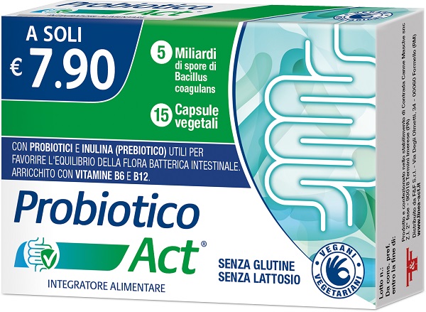 PROBIOTICO ACT 15 CAPSULE VEGETALI - Farmacia Artemisia di Montecuollo Dott. Angelo snc