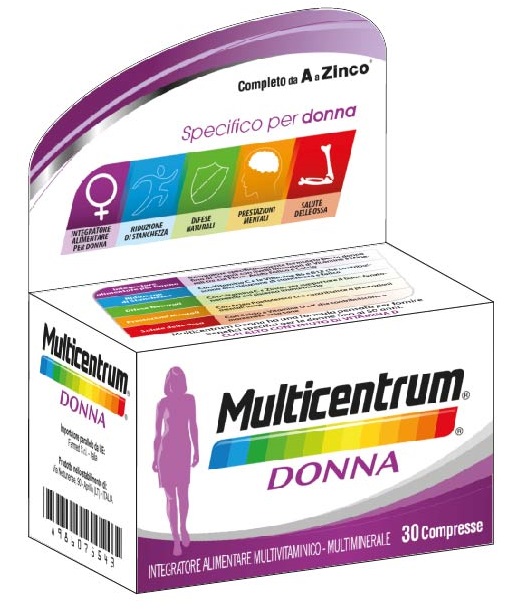 MULTICENTRUM DONNA 30 COMPRESSE - Farmacia Artemisia di Montecuollo Dott. Angelo snc