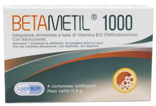 BETAMETIL 1000 4 COMPRESSE SUBLINGUALI - Farmacia Artemisia di Montecuollo Dott. Angelo snc