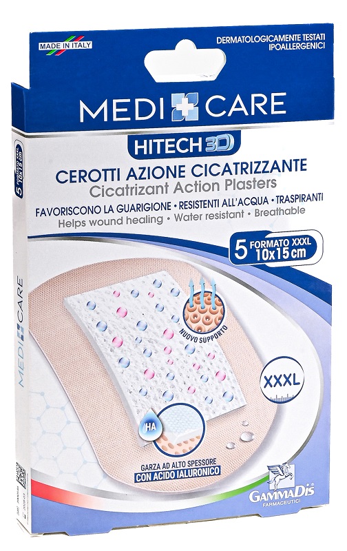 CEROTTO MEDICARE CICATRIZZANTI 10X15 5 PEZZI - Farmacia Artemisia di Montecuollo Dott. Angelo snc