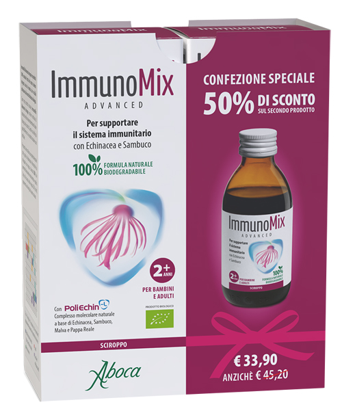 IMMUNOMIX ADVANCED SCIROPPO CONFEZIONE SPECIALE 2 PEZZI - Farmacia Artemisia di Montecuollo Dott. Angelo snc