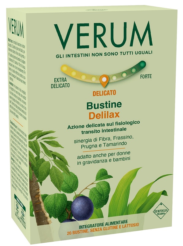 VERUM DELILAX 20 BUSTINE 80 G - Farmacia Artemisia di Montecuollo Dott. Angelo snc