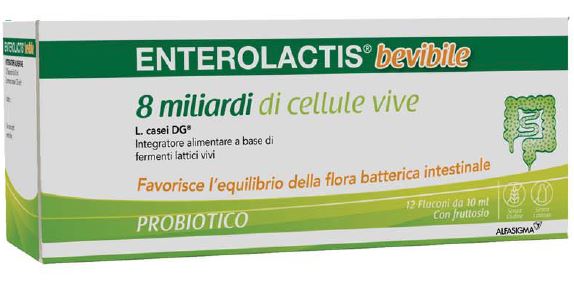 ENTEROLACTIS BEVIBILE 12 FLACONCINI X 10 ML - Farmacia Artemisia di Montecuollo Dott. Angelo snc