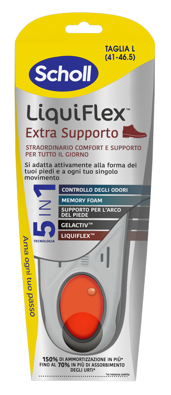 SCHOLL LIQUIFLEX EXTRA SUPPORT TAGLIA LARGE - Farmacia Artemisia di Montecuollo Dott. Angelo snc