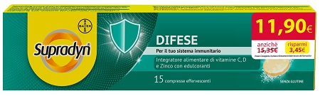 SUPRADYN DIFESE 15 COMPRESSE PROMO - Farmacia Artemisia di Montecuollo Dott. Angelo snc