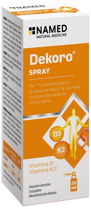 DEKORO SPRAY 20 ML SENZA GLUTINE, NATURALMENTE PRIVO DI LATTOSIO - Farmacia Artemisia di Montecuollo Dott. Angelo snc