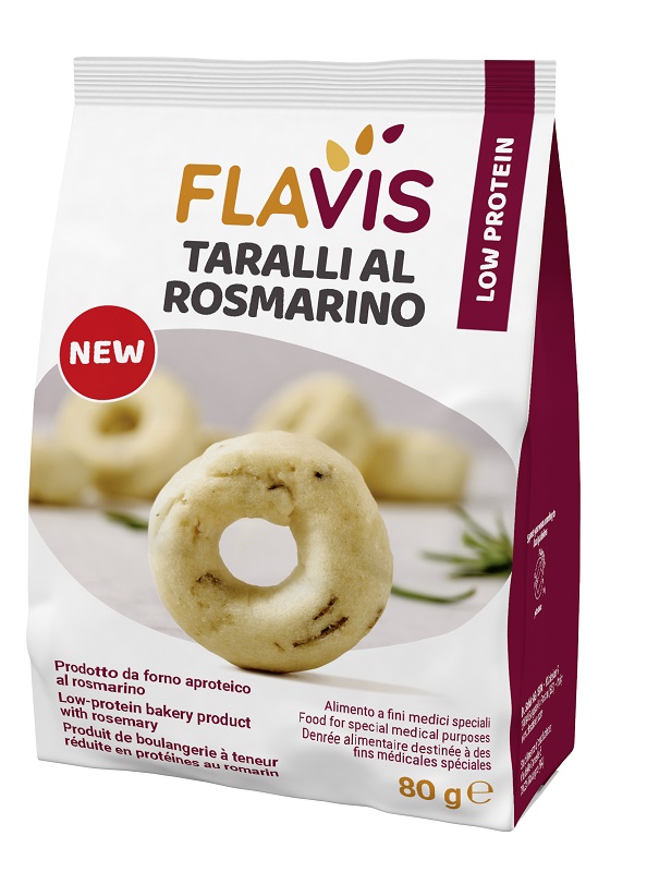 FLAVIS TARALLI ROSMARINO 80 G - Farmacia Artemisia di Montecuollo Dott. Angelo snc