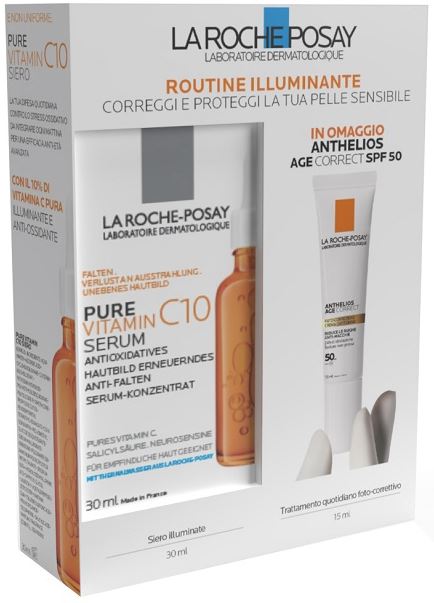 KIT VITAMIN C10 SIERO 30 ML+AGE 15 ML - Farmacia Artemisia di Montecuollo Dott. Angelo snc