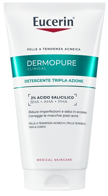 EUCERIN DERMOPURIFYER GEL DETERGENTE TRIPLA AZIONE 150 ML - Farmacia Artemisia di Montecuollo Dott. Angelo snc