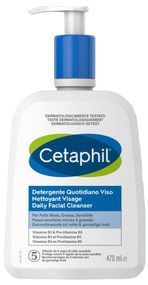 CETAPHIL DETERGENTE QUOTIDIANO VISO 470 ML - Farmacia Artemisia di Montecuollo Dott. Angelo snc