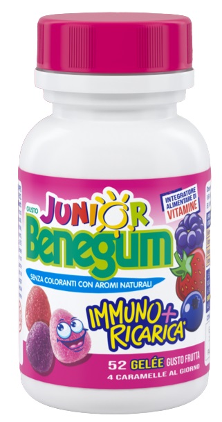 BENEGUM J IMMUNO + RICARICA FRUTTI ROSSI 156 G - Farmacia Artemisia di Montecuollo Dott. Angelo snc