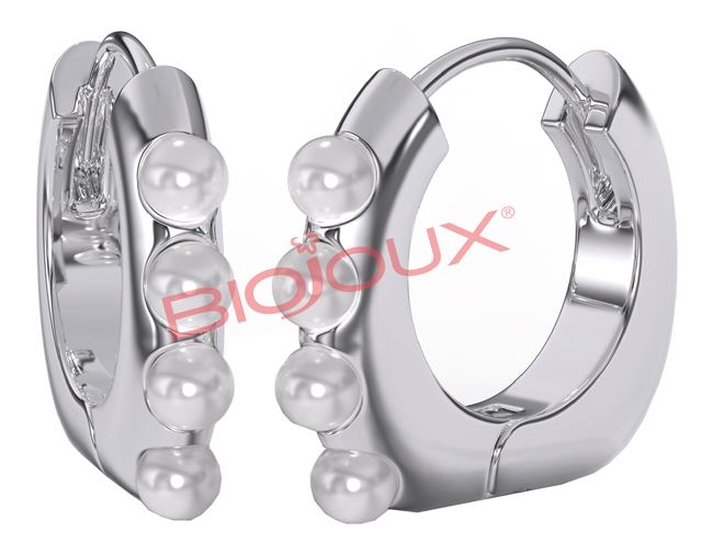 BJT316 ORECCHINI DOLORES PEARL STAINLESS STEEL - Farmacia Artemisia di Montecuollo Dott. Angelo snc