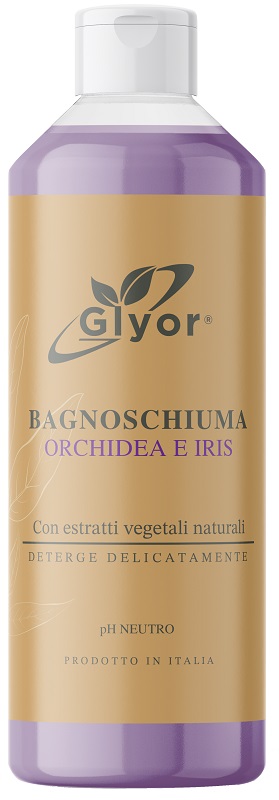 GLYOR BAGNOSCHIUMA ORCHIDEA E IRIS 500 ML - Farmacia Artemisia di Montecuollo Dott. Angelo snc