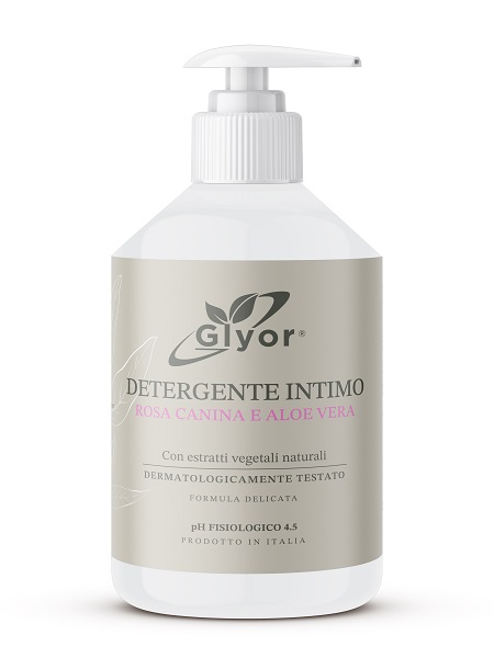 GLYOR DETERGENTE INTIMO ROSA CANINA E ALOE VERA 500 ML - Farmacia Artemisia di Montecuollo Dott. Angelo snc