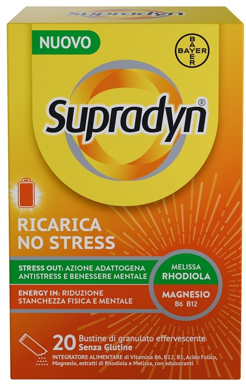 SUPRADYN RICARICA NO STRESS 20 BUSTINE - Farmacia Artemisia di Montecuollo Dott. Angelo snc