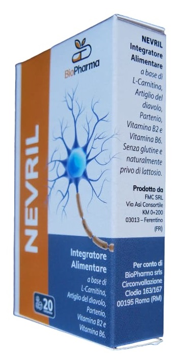 NEVRIL 20 COMPRESSE SENZA GLUTINE NATURALMENTE PRIVO DI LATTOSIO - Farmacia Artemisia di Montecuollo Dott. Angelo snc
