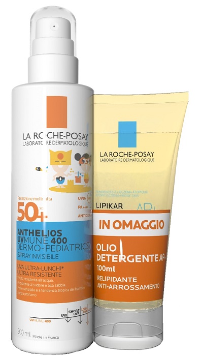 ANTHELIOS SPRAY UVMUNE DERMOPED 200 ML + OLIO 100 ML - Farmacia Artemisia di Montecuollo Dott. Angelo snc