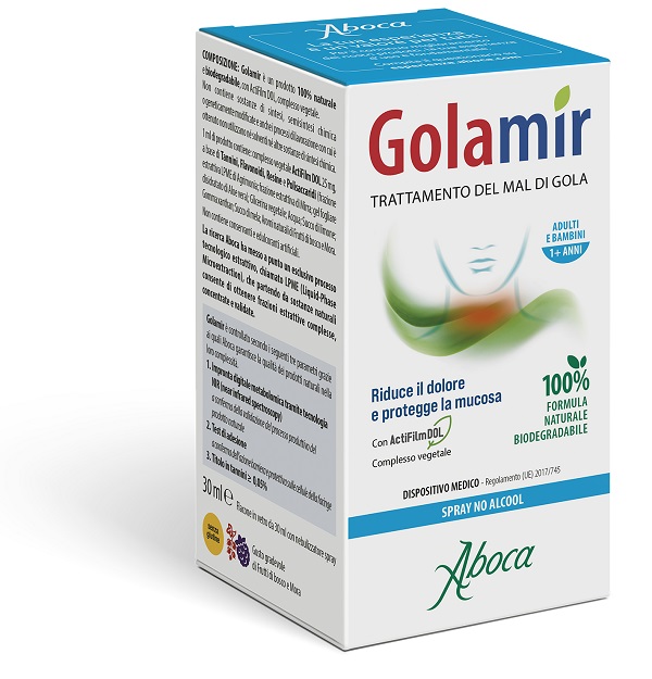 GOLAMIR SPRAY NO ALCOL 30 ML - Farmacia Artemisia di Montecuollo Dott. Angelo snc