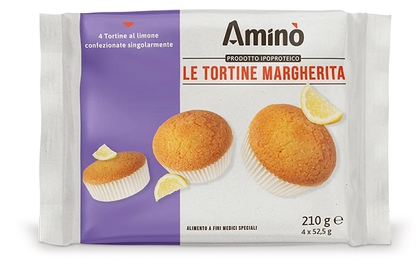 AMINO' LE TORTINE MARGHERITA 4 PEZZI X 52,5G - Farmacia Artemisia di Montecuollo Dott. Angelo snc