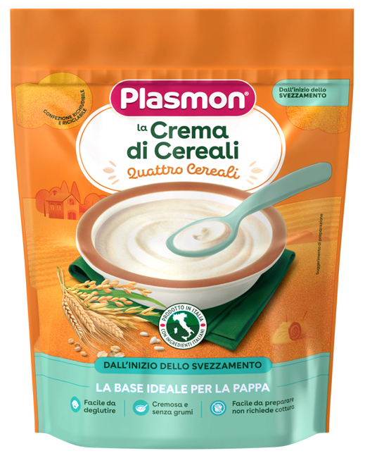 PLASMON CEREALI CREMA AI 4 CEREALI 200 G - Farmacia Artemisia di Montecuollo Dott. Angelo snc