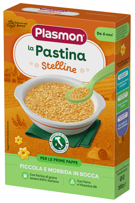 PLASMON PASTA STELLINE 300 G - Farmacia Artemisia di Montecuollo Dott. Angelo snc