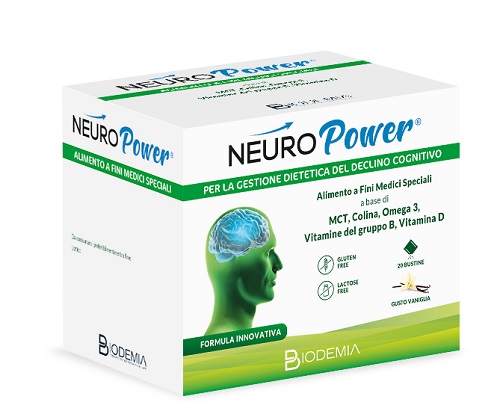 BIODEMIA NEUROPOWER 20 BUSTINE GUSTO VANIGLIA - Farmacia Artemisia di Montecuollo Dott. Angelo snc