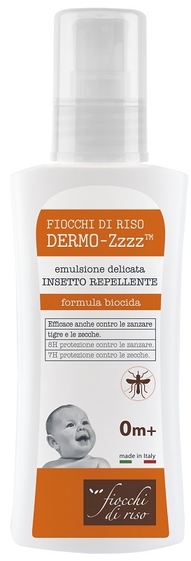 FIOCCHI DI RISO DERMO ZZZZ EMULSIONE DELICATA REPELLENTE 0 MESI + 100 ML - Farmacia Artemisia di Montecuollo Dott. Angelo snc