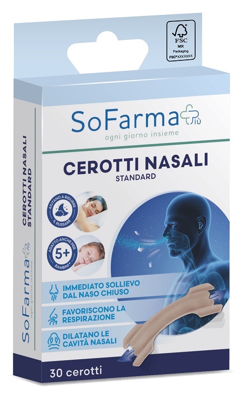 CEROTTO NASALE CLASSICO 30 PEZZI SOFARMAPIU' - Farmacia Artemisia di Montecuollo Dott. Angelo snc