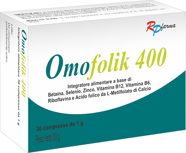 OMOFOLIK 400 30 COMPRESSE - Farmacia Artemisia di Montecuollo Dott. Angelo snc