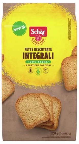 SCHAR FETTE BISCOTTATE INTEGRALI 260 G - Farmacia Artemisia di Montecuollo Dott. Angelo snc