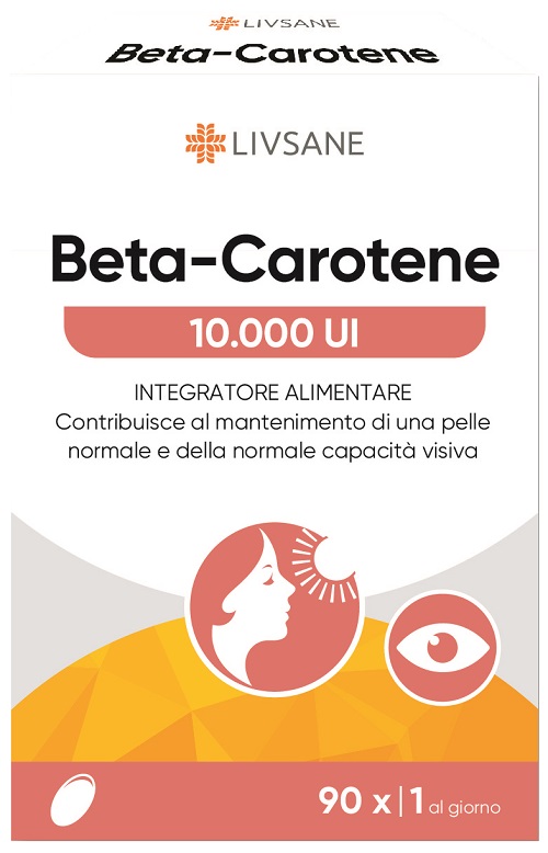 LIVSANE BETA-CAROTENE 10000 UI 60 CAPSULE - Farmacia Artemisia di Montecuollo Dott. Angelo snc
