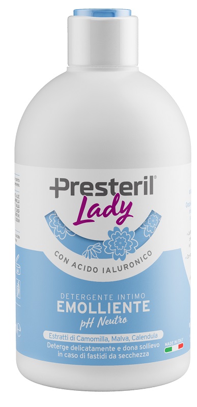 LADY PRESTERIL DETERGENTE INTIMO EMOLLIENTE/PH NEUTRO 250 M L - Farmacia Artemisia di Montecuollo Dott. Angelo snc