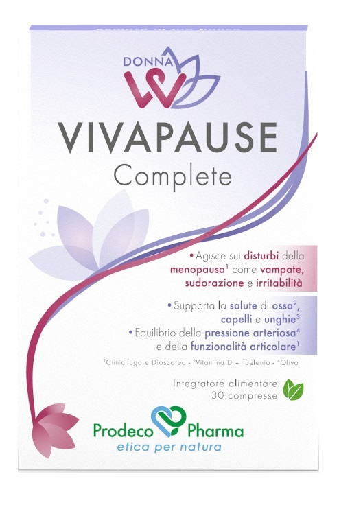 DONNAW VIVAPAUSE COMPLETE 30 COMPRESSE - Farmacia Artemisia di Montecuollo Dott. Angelo snc