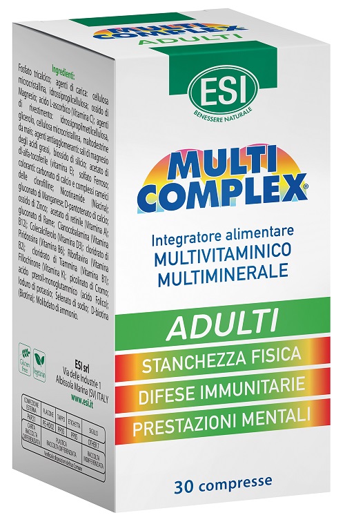 ESI MULTICOMPLEX ADULTI 30 COMPRESSE - Farmacia Artemisia di Montecuollo Dott. Angelo snc