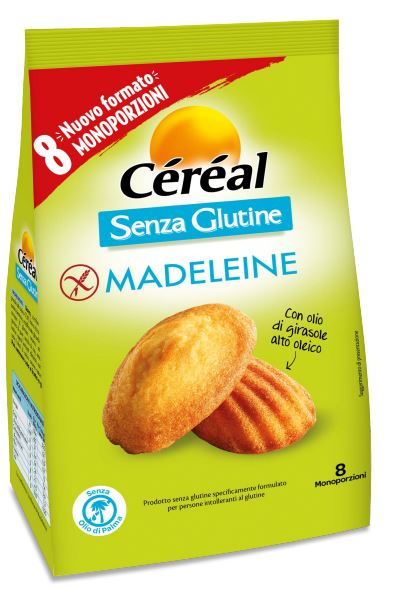 CEREAL MADELEINE SENZA GLUTINE 8 PEZZI DA 28,5 G - Farmacia Artemisia di Montecuollo Dott. Angelo snc